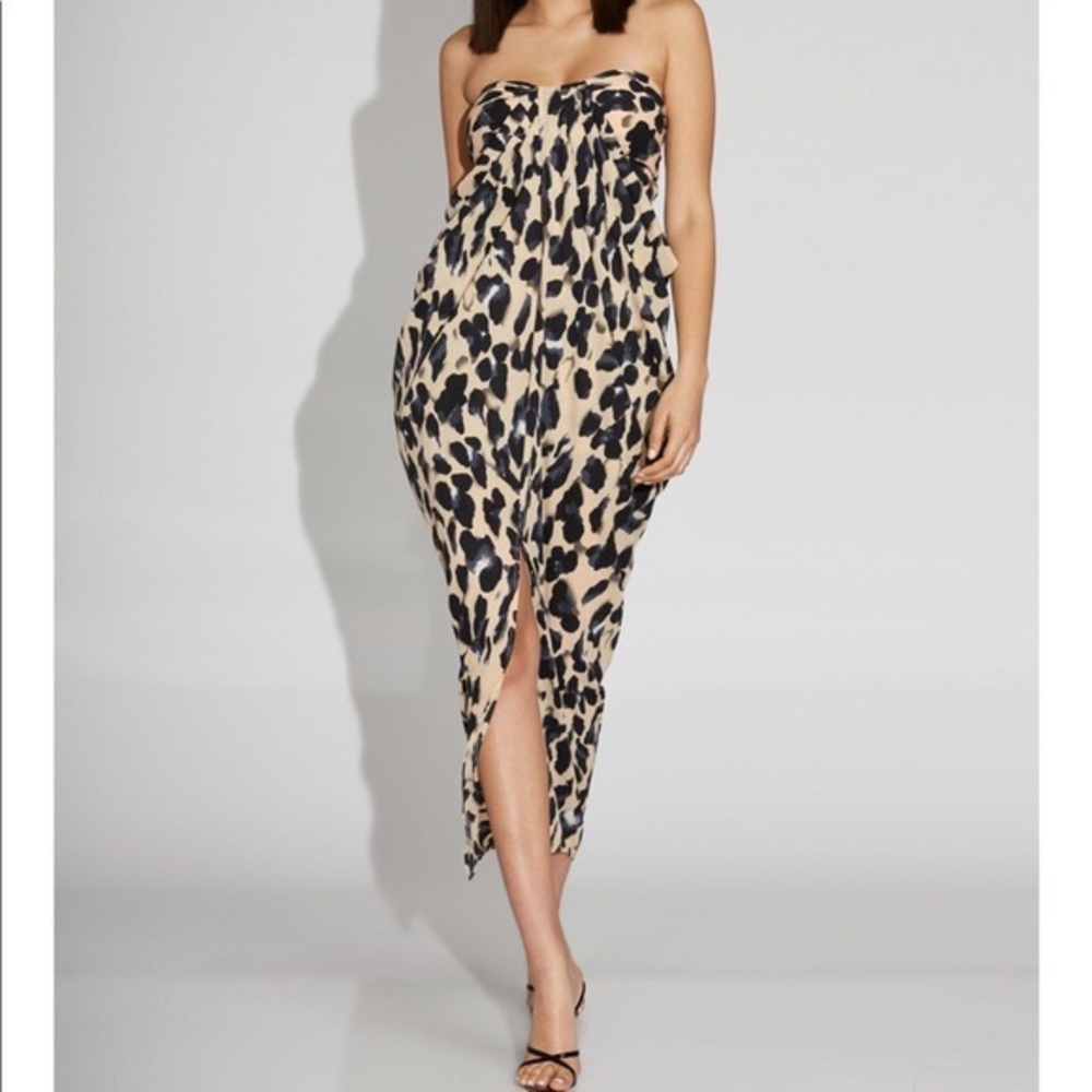 NYCO Gabrielle Union Leopard Maxi Dress